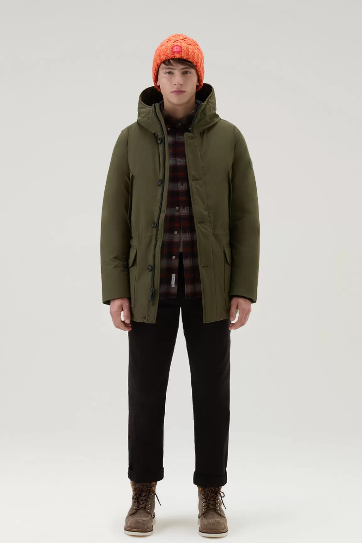 Uomo Woolrich Impermeabili | Parka>Arctic Parka In Nylon Elasticizzato