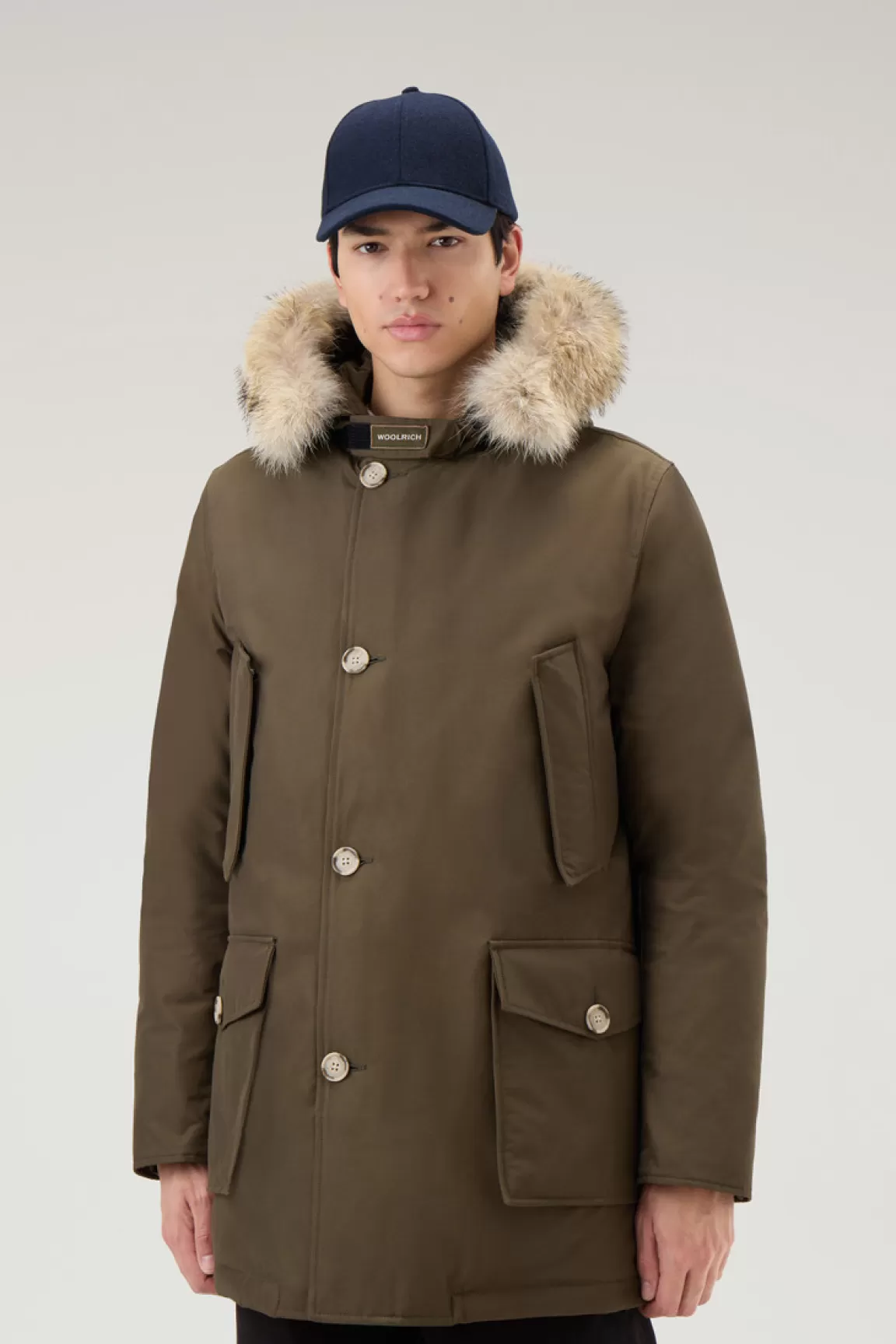 Uomo Woolrich Parka>Arctic Parka In Ramar Cloth Con Pelliccia Removibile