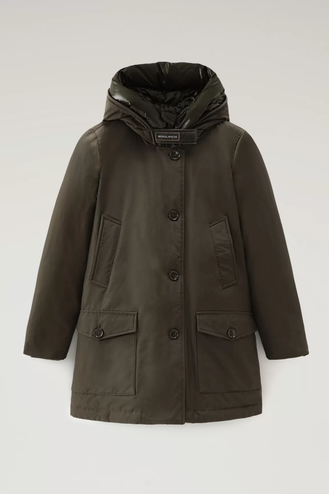 Donna Woolrich Parka>Arctic Parka In Ramar Cloth Con Quattro Tasche