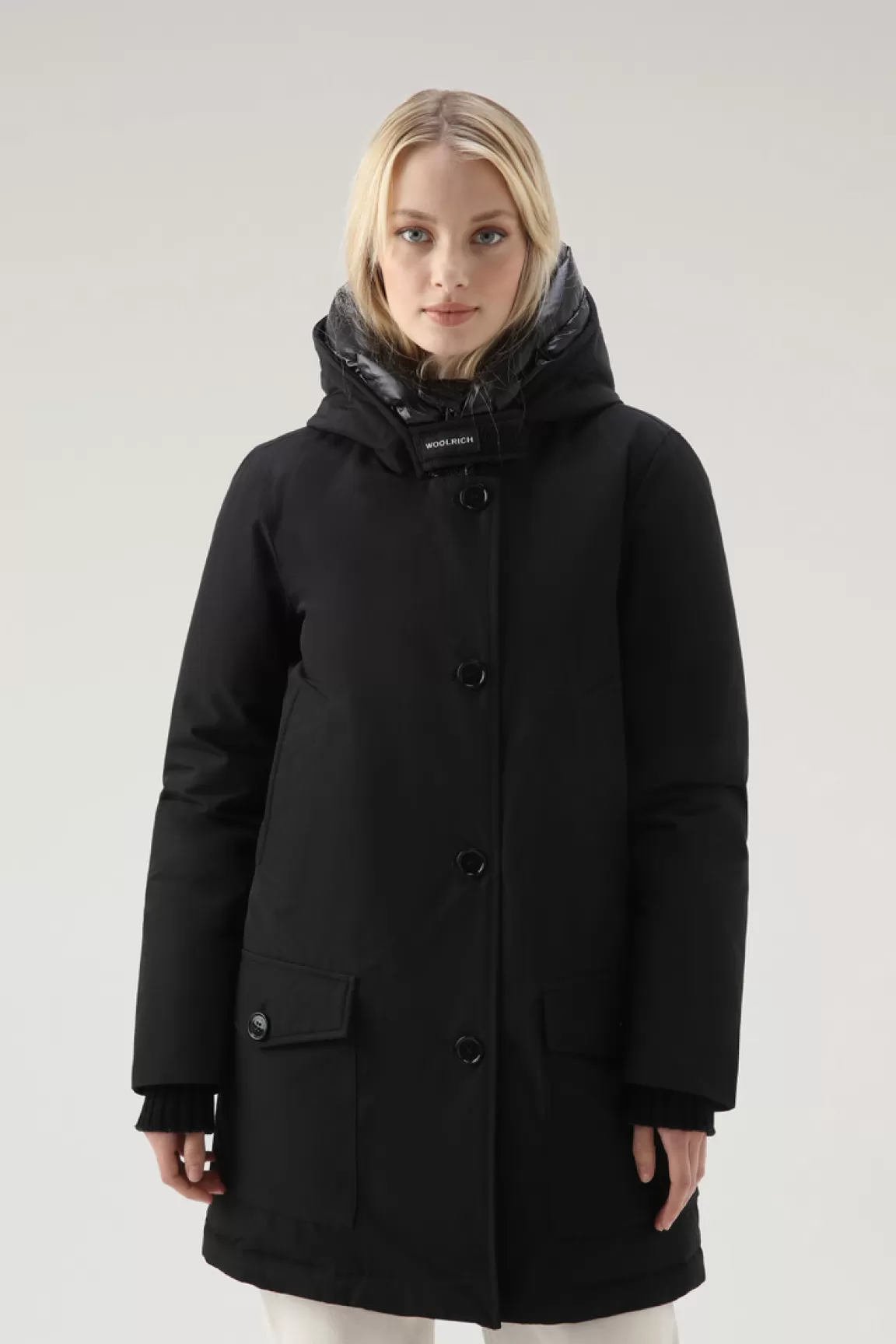 Donna Woolrich Parka>Arctic Parka In Ramar Cloth Con Quattro Tasche