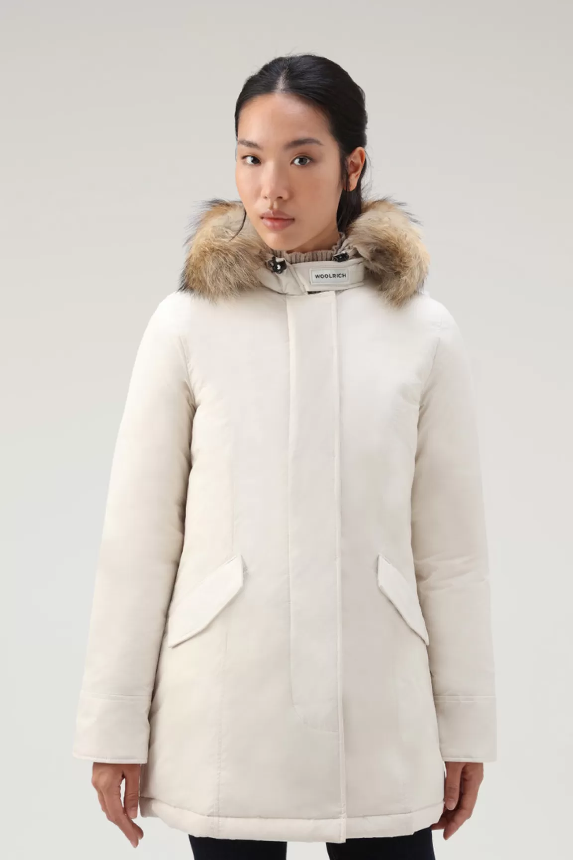 Donna Woolrich Parka>Arctic Parka In Urban Touch Con Pelliccia Removibile