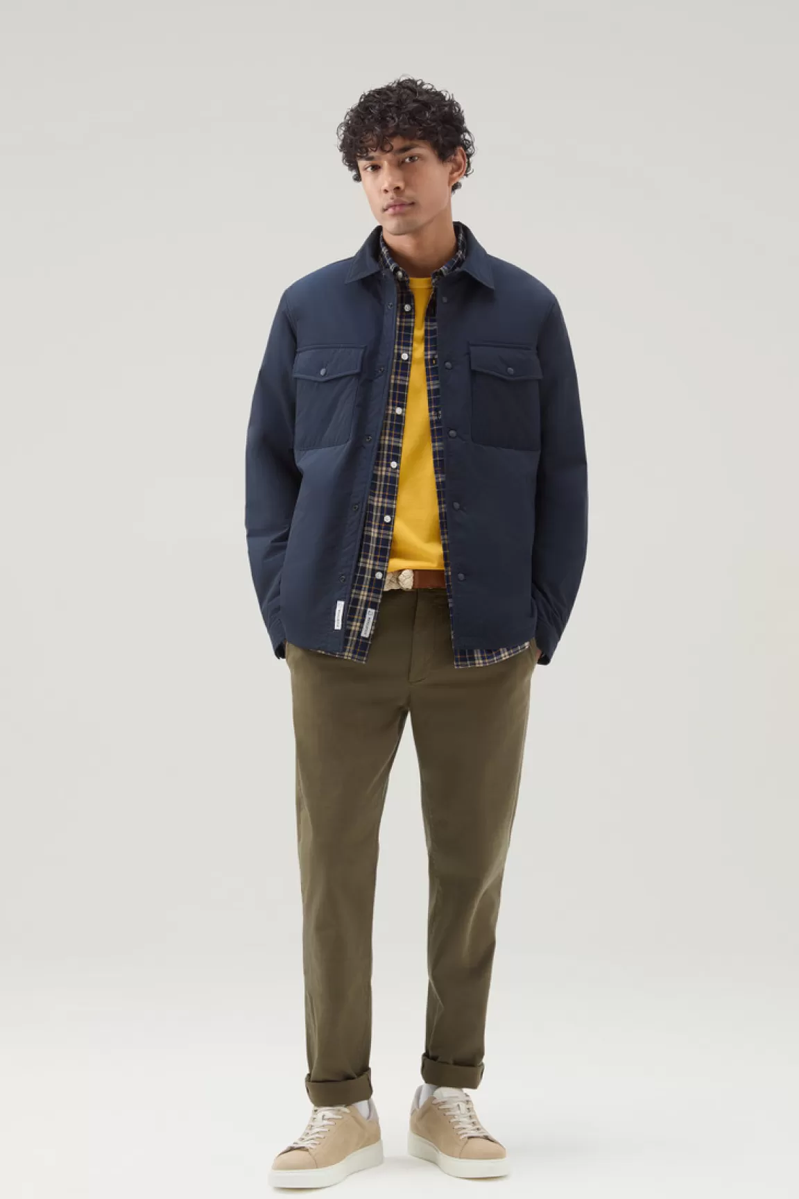 Uomo Woolrich Giacche a camicia>Giacca A Camicia Imbottita Alaskan In Urban Touch