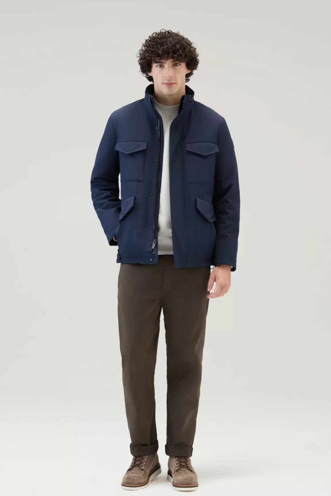 Uomo Woolrich Impermeabili | Giacche>Giacca Field In Tech Softshell