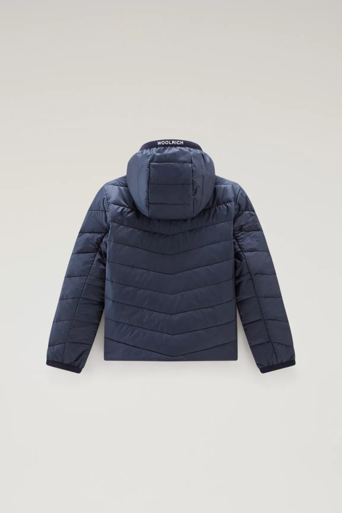 Bambino Woolrich Giacche>Giacca Sundance Da Bambino In Microfibra Leggera Con Cappuccio