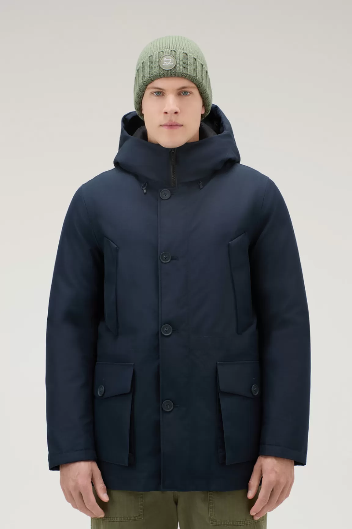 Uomo Woolrich Impermeabili | Giacche>Mountain Parka Impermeabile In GORE-TEX Con Cappuccio