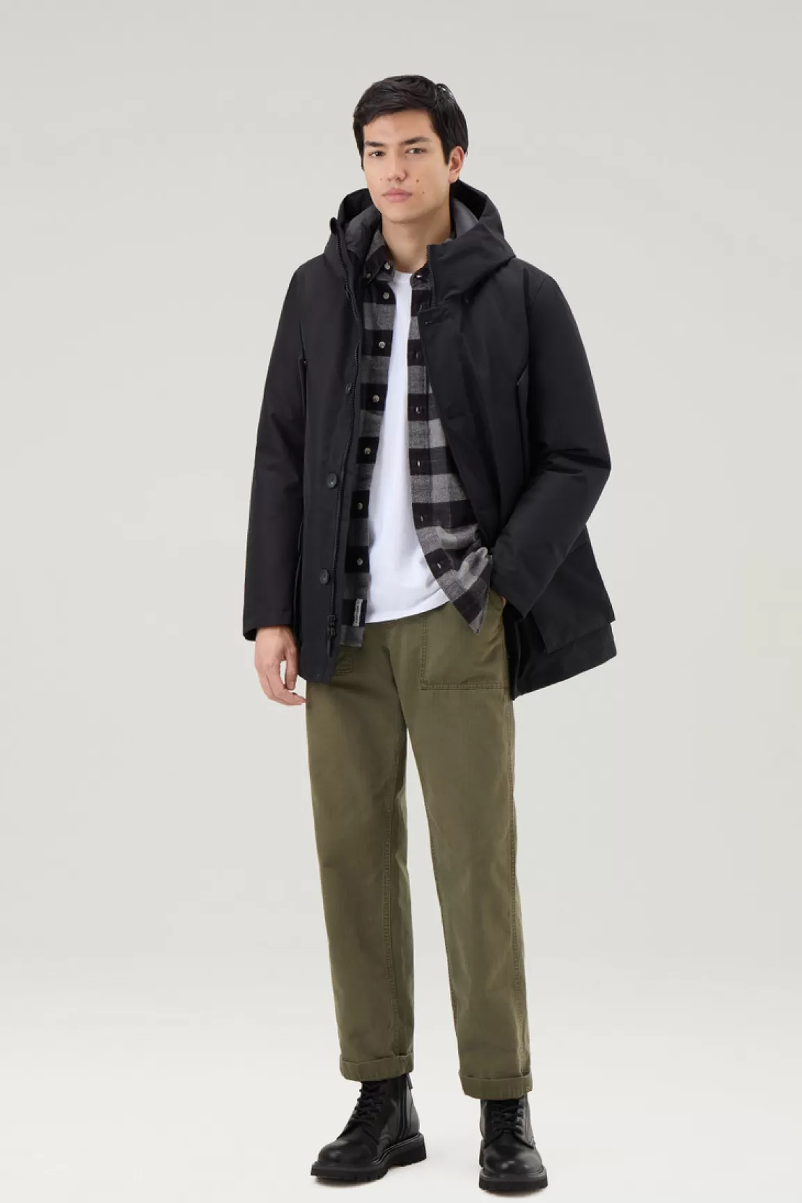 Uomo Woolrich Impermeabili | Giacche>Mountain Parka Impermeabile In GORE-TEX Con Cappuccio