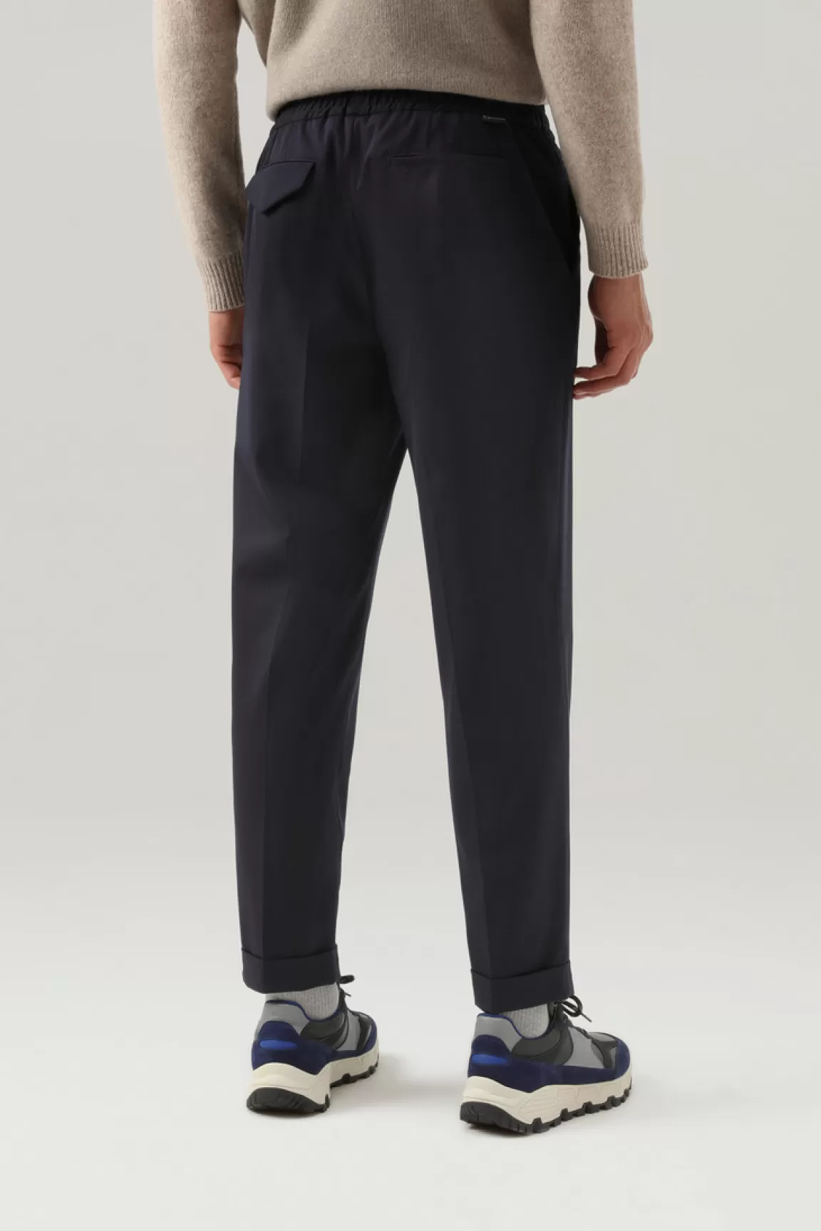 Uomo Woolrich Pantaloni e pantaloncini>Pantaloni Commuting In Misto Lana Eco-comfort