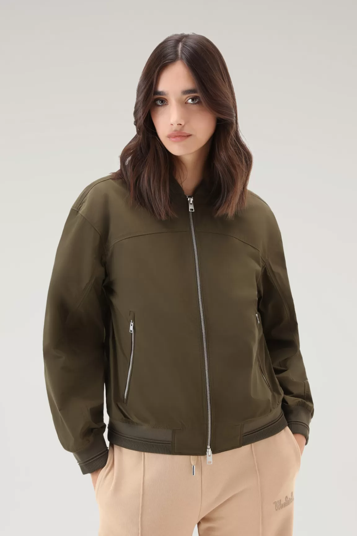 Donna Woolrich Bomber | Giacche>Summer Bomber In Urban Touch