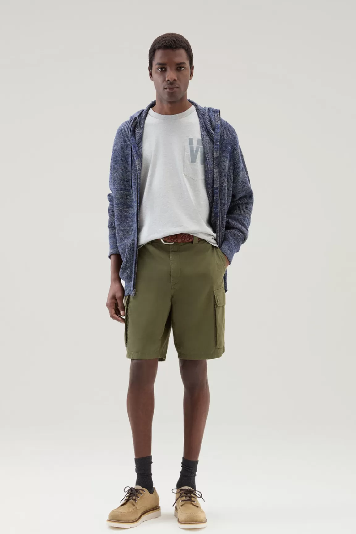 Uomo Woolrich T-shirt>T-shirt In Puro Cotone Con Taschino